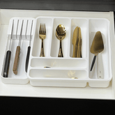 Organizador de Talheres Perfect Branco 35,9cm - Ela Decora